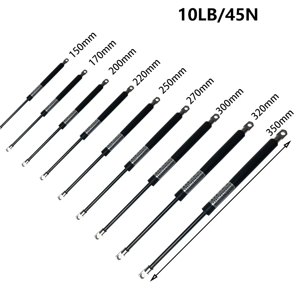 

1 шт. 45N/10LB газовые стойки со стальными глазками, амортизаторы, газовая пружина, подъемные стойки, амортизатор, Мягкая Кухня