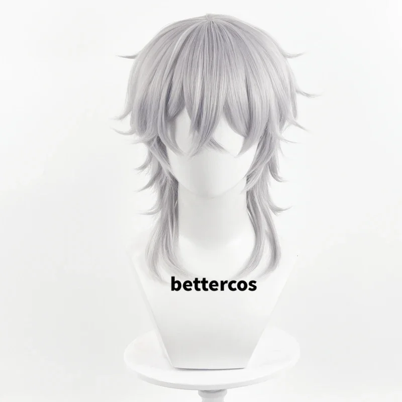 Fukuzawa Yukichi Косплей Парик Аниме Короткие Термостойкие Волосы Парики Для Хэллоуина