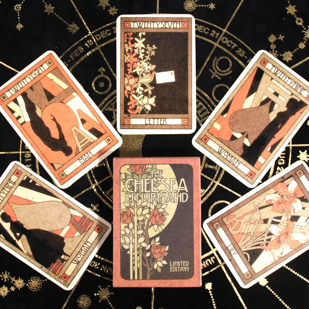 

Chelsea Lenormand Oracle Cards New High Quality Board Games For Fate Divination Party Entertainment Card Games