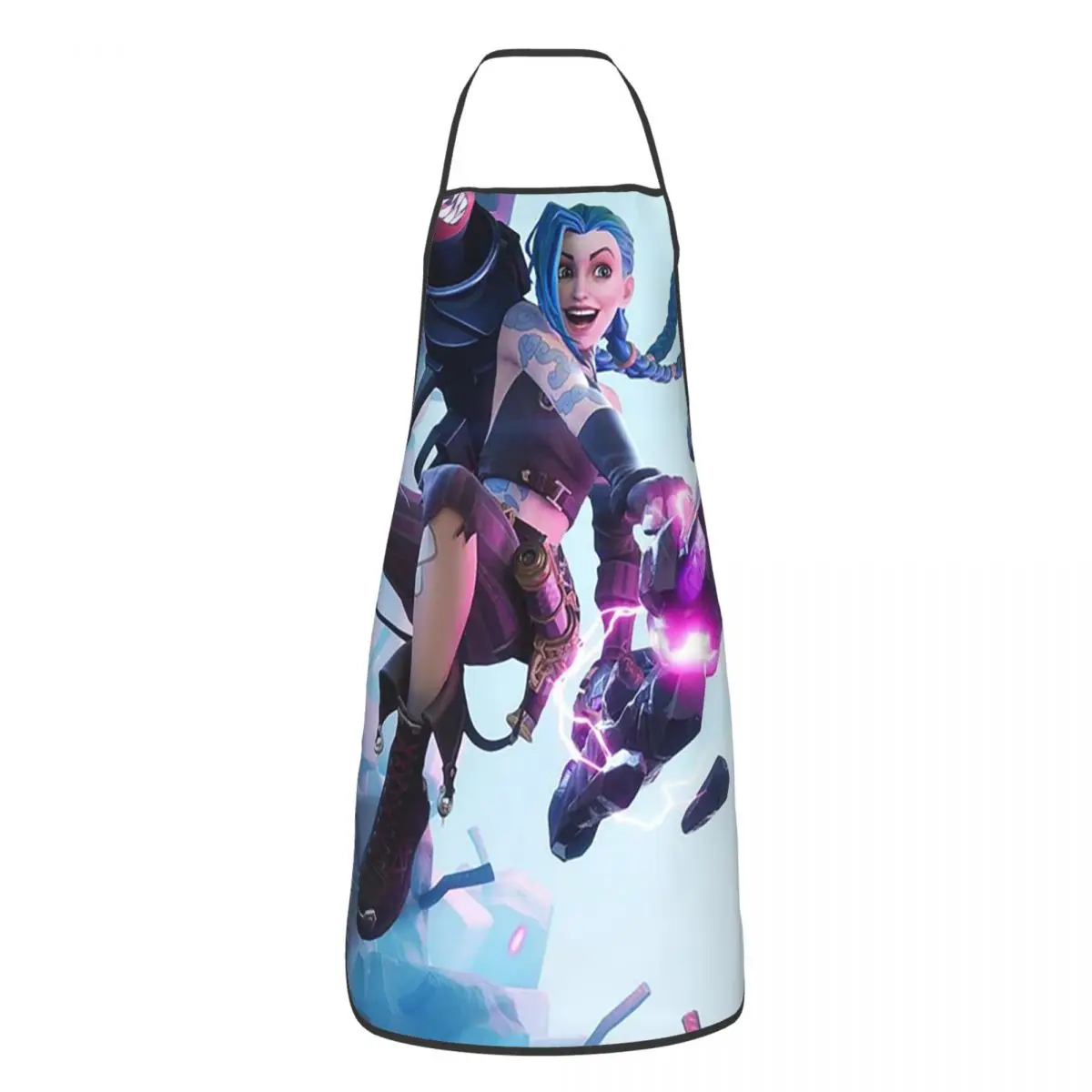 

Arcane Apron for Women Men Waterproof Kitchen Bib Jinx Monkey Graffiti Household Cleaning Pinafore