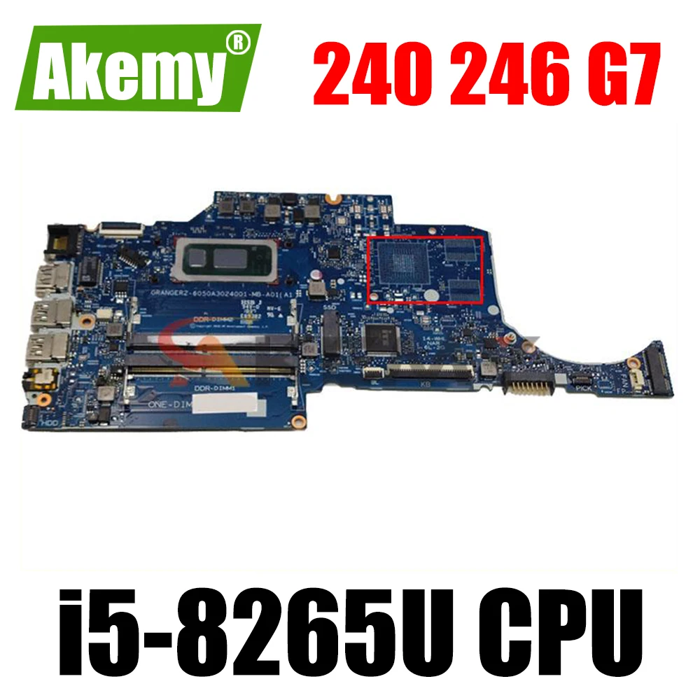

For HP 240 246 G7 14-CK HSN-I131 Original Laptop Motherboard 6050A3024001-MB-A01 SREJQ i5-8265U CPU DDR4 100% TEST OK