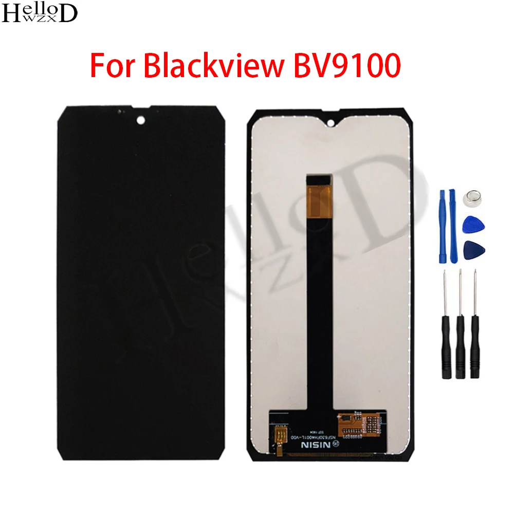 100% протестированный ЖК-экран для Blackview BV9100, ЖК-дисплей кодирующий преобразователь сенсорного экрана в сборе, экран с дигитайзером в сборе, замена