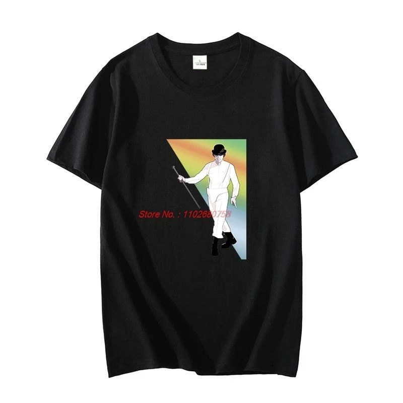 A Clockwork Orange Alex Droogs Ultraviolence Kubrik Korova Milk Uhrwerk Летняя хлопковая футболка с рисунком