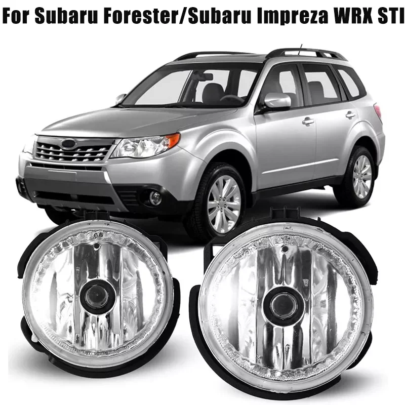

Пара передних противотуманных ламп для Subaru Forester 2008-2012 для Impreza WRX STI 2008-2010, бампер, противотуманные фары, прозрачные линзы