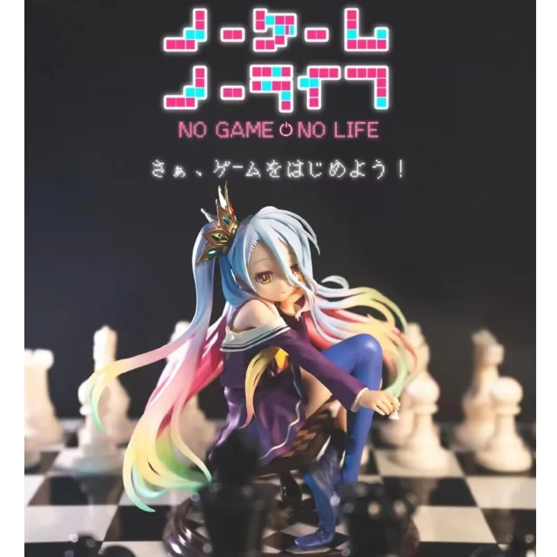 

No Game No Life Anime Figure White Kotobukiya Shiro Action Figures Kawaii Sexy Girls Toy for Boy Collection Toys Birthday Gift
