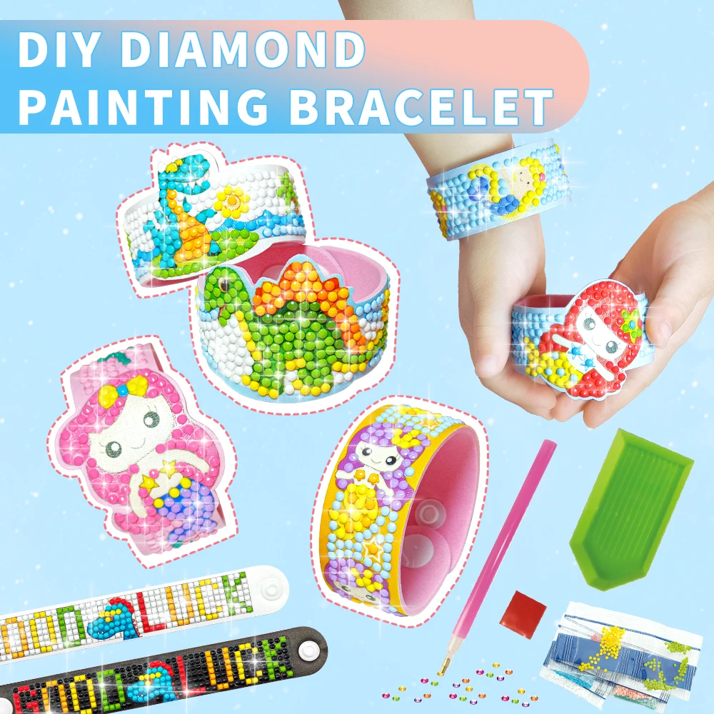 Креативный браслет сделай сам с бриллиантовым дизайном