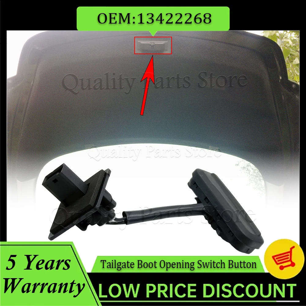 

Кнопка-переключатель открывания багажника для Vauxhall Opel Insignia, Buick Regal, седанов, 13359897, 13422268, D7YA