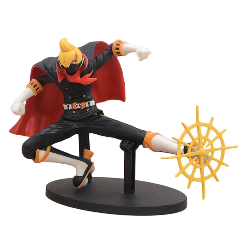 

1pcs 17CM Anime One Piece Figure Vinsmoke Sanji Osoba Mask Action Figure PVC Battle Model Toy Animation Home Decoration