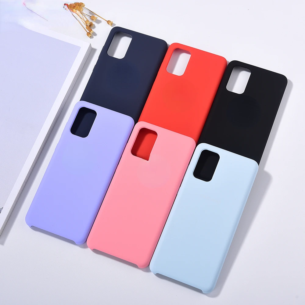 

Galaxy S20 plus S20 Note 20 Ultra liquid silicone case S20 FE A21s mobile phone cover for S20+ Note 20+ Shells