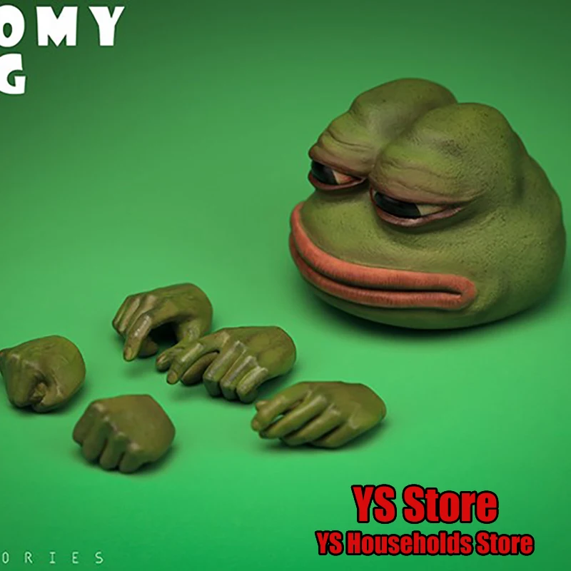 В наличии MEME TOYZ 1/6 мрачная голова лягушки Лепка ручной тип модель аксессуар для 12