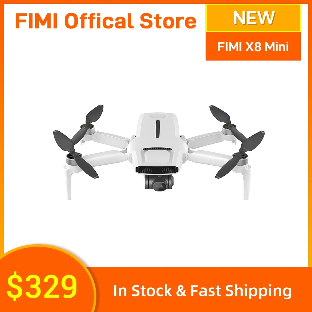 $308.97 FIMI X8 Mini Camera Drone under 250g drones 8km 4k professional mini drone word premiere at April 6th to 8th April best price