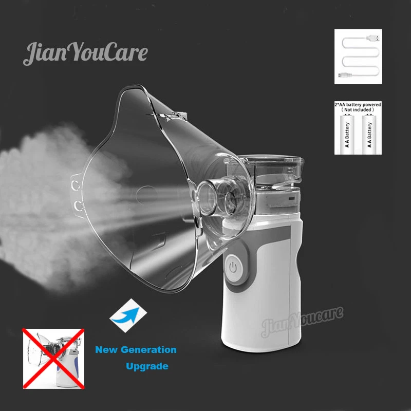 Портативный ручной ингалятор JianYouCare небулайзер с сеткой бесшумный Ингалятор для