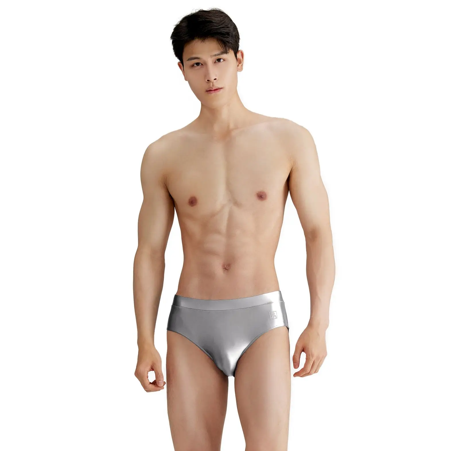 XCKNY satin glossy men underpants oily shiny solid color shiny breathable sports briefs Silk High elasticity briefs