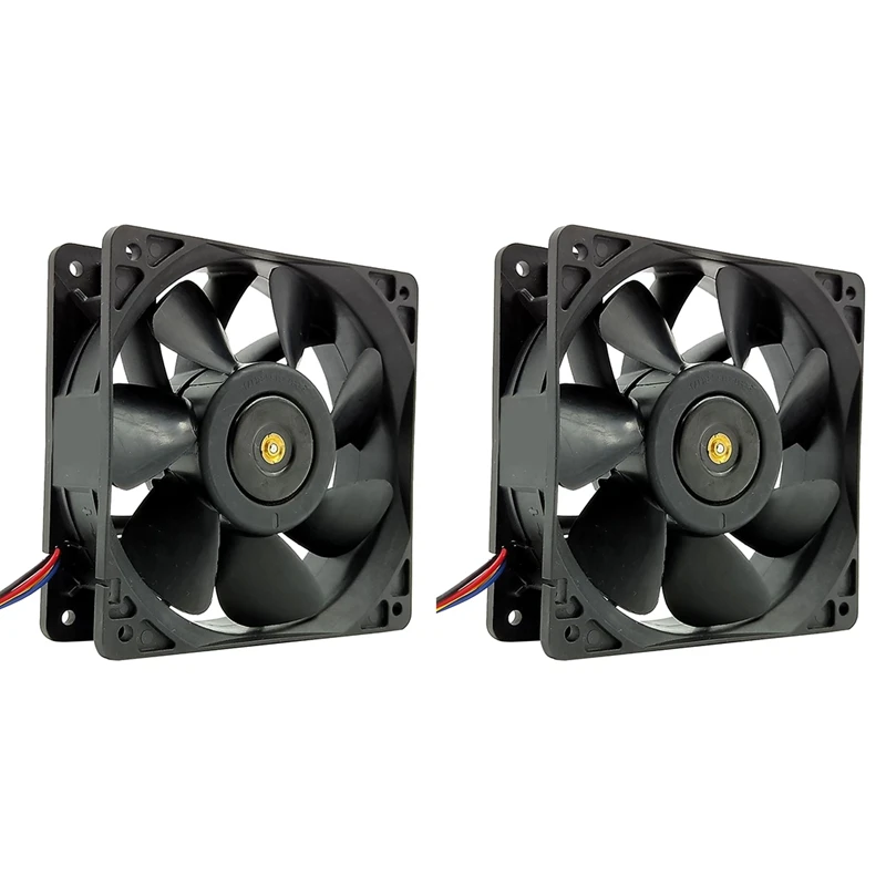 

Вентилятор охлаждения QFR1212UHE DC12V 5.0A 12038 для Ant S7 S9 Whatsminer L3, передний и задний универсальный вентилятор для майнинга, 2 шт.