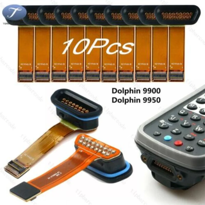 

10х Разъем синхронизации и зарядки с гибким кабелем для сканера Honeywell Dolphin 9900 9950