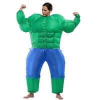 muscle inflatable clothing explosion inflatable clothing green macho bar party performance cartoon doll clothing