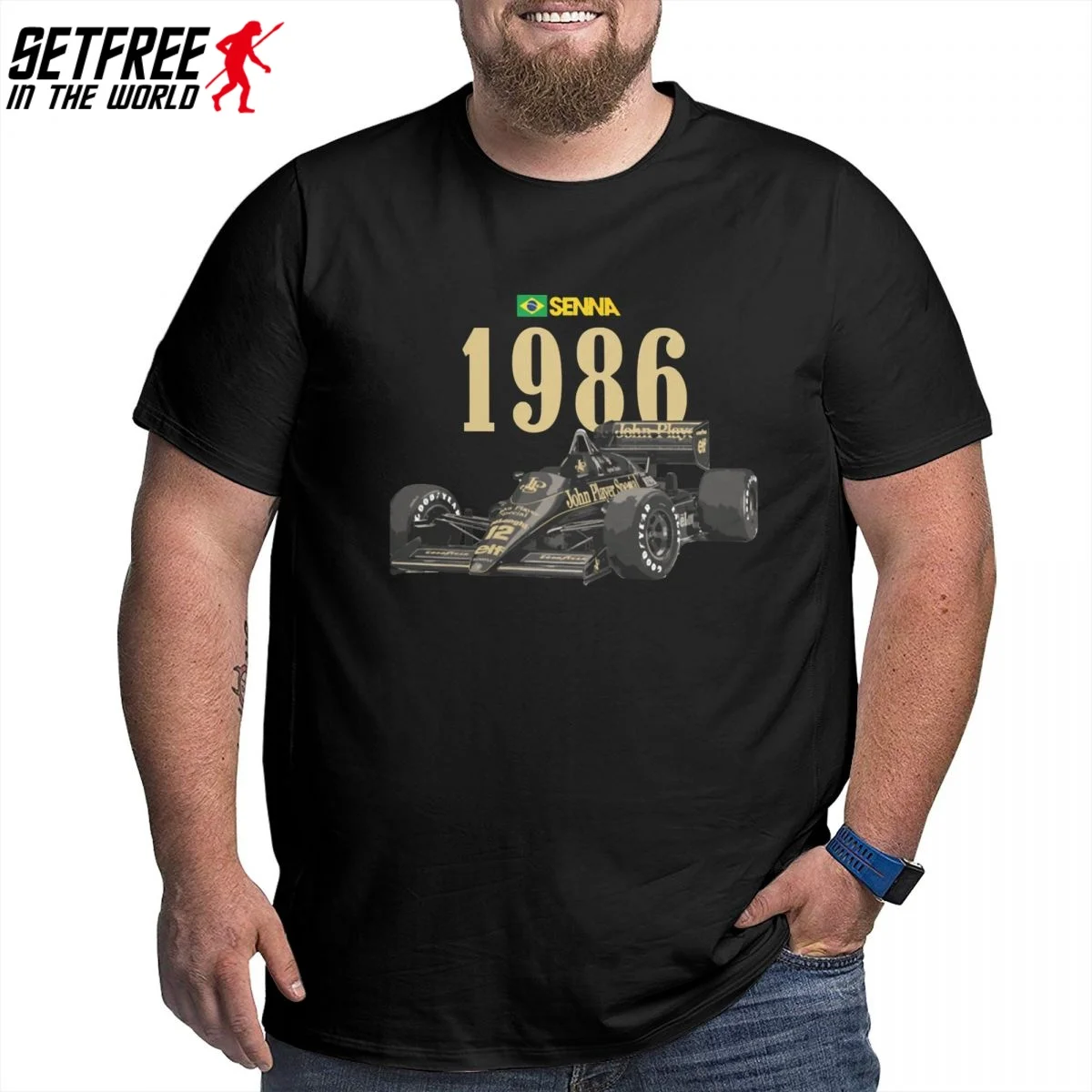 Хлопковая футболка с круглым вырезом и коротким рукавом в уличном стиле - купить