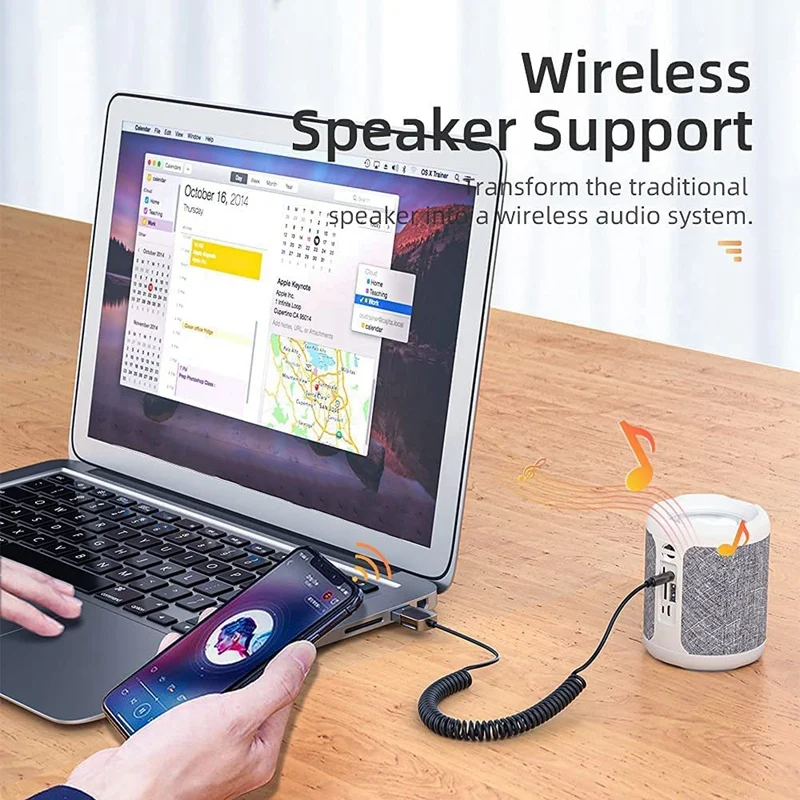 Bluetooth-адаптер Aux с USB на гнездо 3 5 мм автомобильный аудио Bluetooth 0 комплект громкой