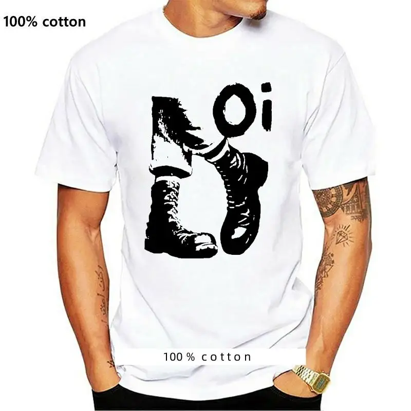 

SKINHEAD PUNK ROCK OI SKA T-SHIRT unisex grey S-3XL