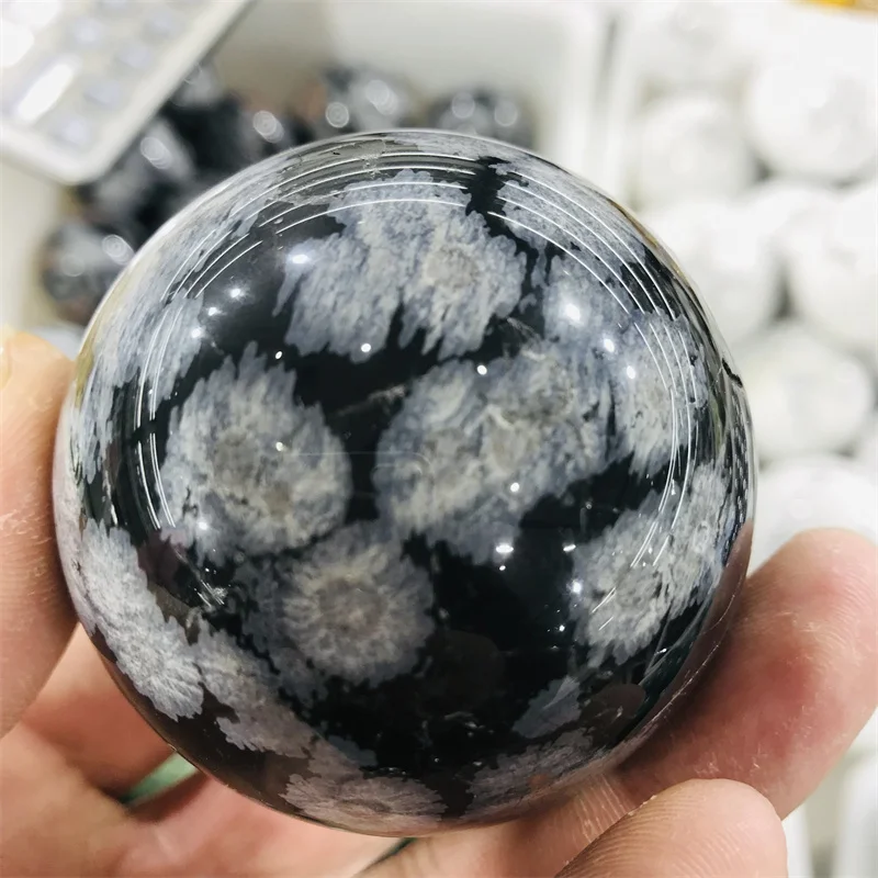 

Природный обсидиан, снежинка, хрустальный шар, минеральный хрустальный шар, предметы мебели, образцы сырой руды, снимают усталость, камень