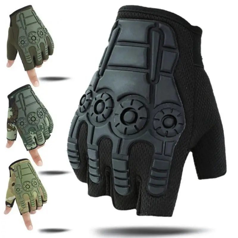 

Half Finger Men's Gloves Outdoor Military Tactical Gloves Sports Shooting Hunting Airsoft Motorcycle Cycling Gloves