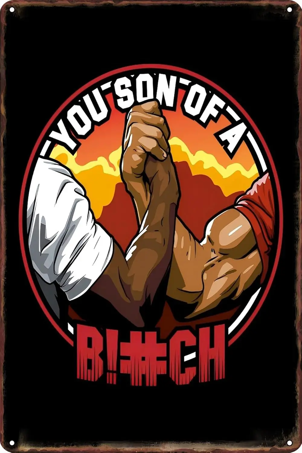 1 шт. металлическая винтажная жестяная вывеска крутой фильм 80-х годов хищник