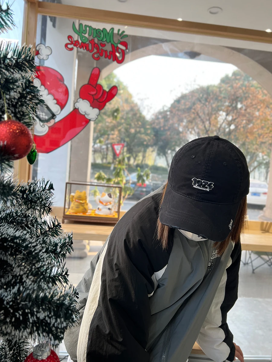 974 бейсболка с большой окружностью головы и вышитыми буквами для женщин