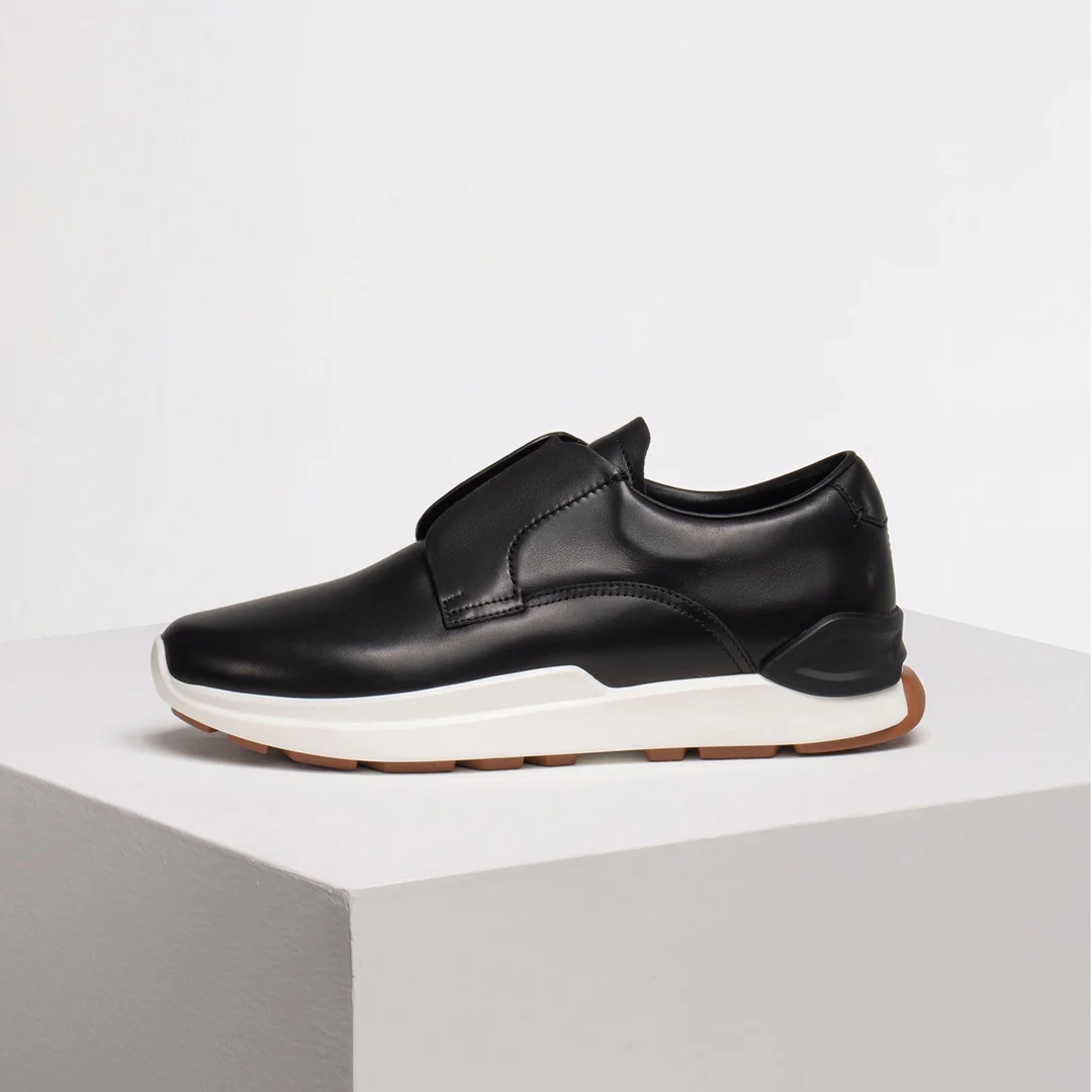 Milano sneakers Lace-up casual sneakers men leather shoes  designer loafers men