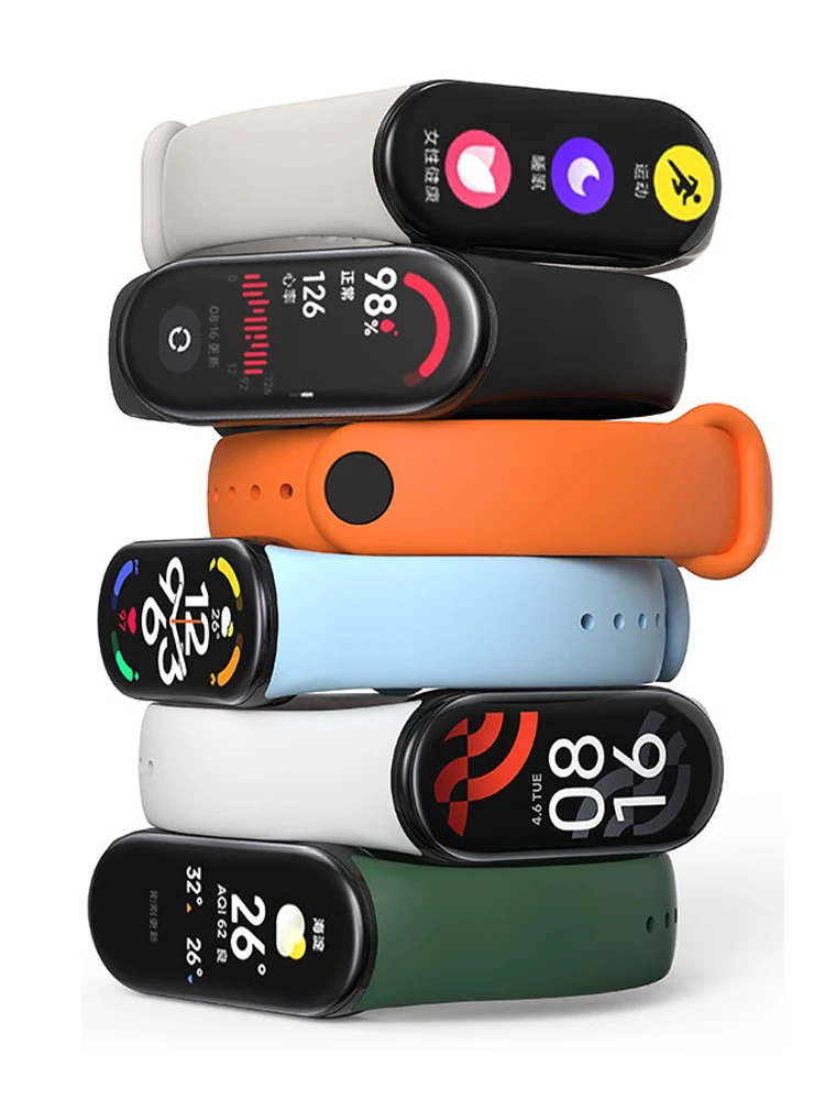 

Strap for Xiaomi Mi Band 8 global version NFC Bracelet Accessories Silicone Wristband watchband pulseira correa MiBand 8 strap
