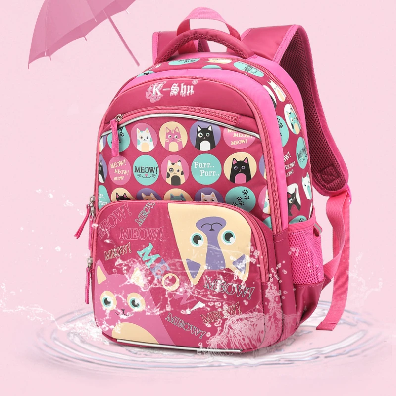waterproof Children School Bags for Girls Primary cartoon school backpack Orthopedic Backpack schoolbag kids Mochila Infantil