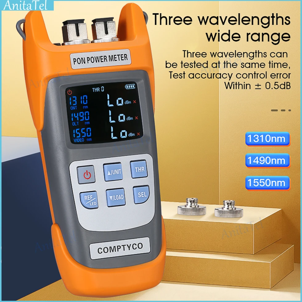

Портативный фотографический измеритель мощности PON FTTX/ONT/OLT 1310/1490/Нм портативный измеритель мощности PON, Новинка