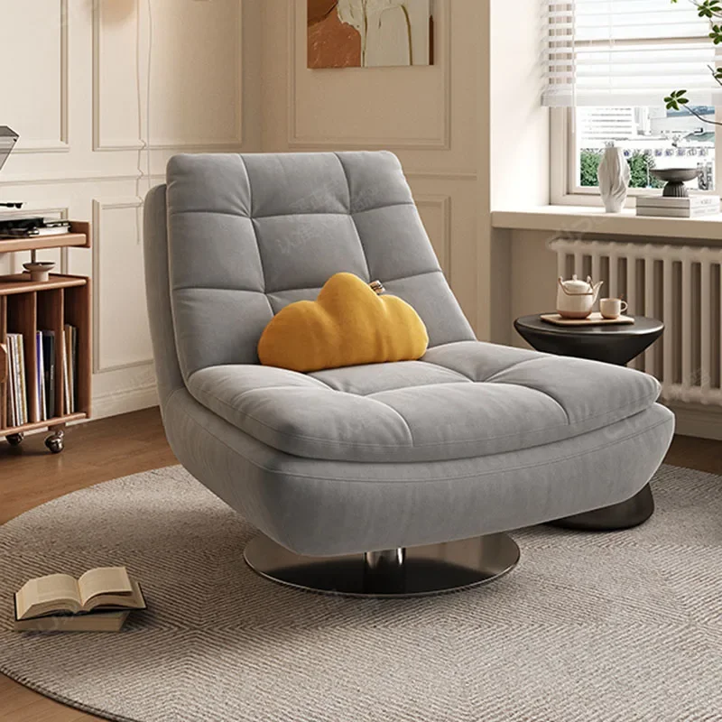 Удобный одноместный диван-стул мягкий черный ленивый напольный диван