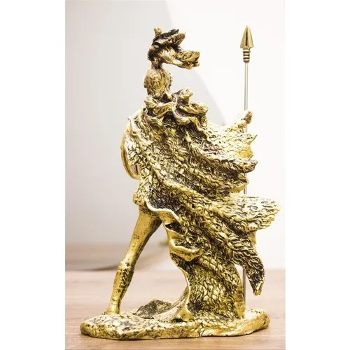 

Athena Gold Color Figurine | Artdesign Athena Trinket | Athena Sculpture | Souvenir | Athena Gold Statue | Mythological Statue of Athena