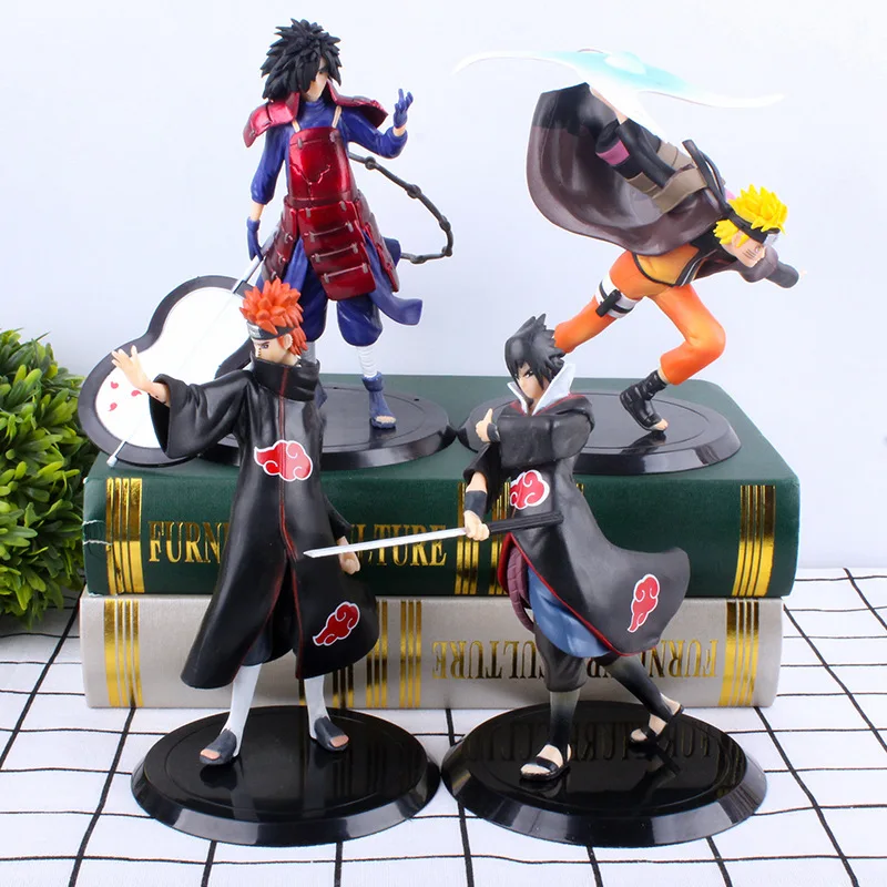

Naruto Shippuden Anime Figure Uzumaki Naruto Figure Uchiha Sasuke Uchiha Madara Action Figures Dolls Gift toys