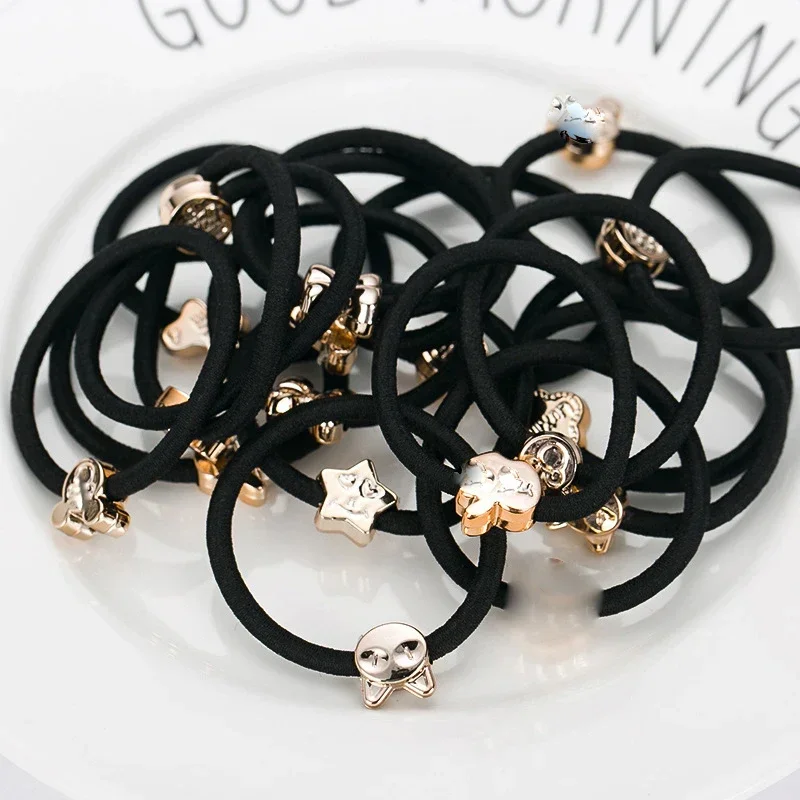 Повязка на голову женская эластичная модный конский хвостик