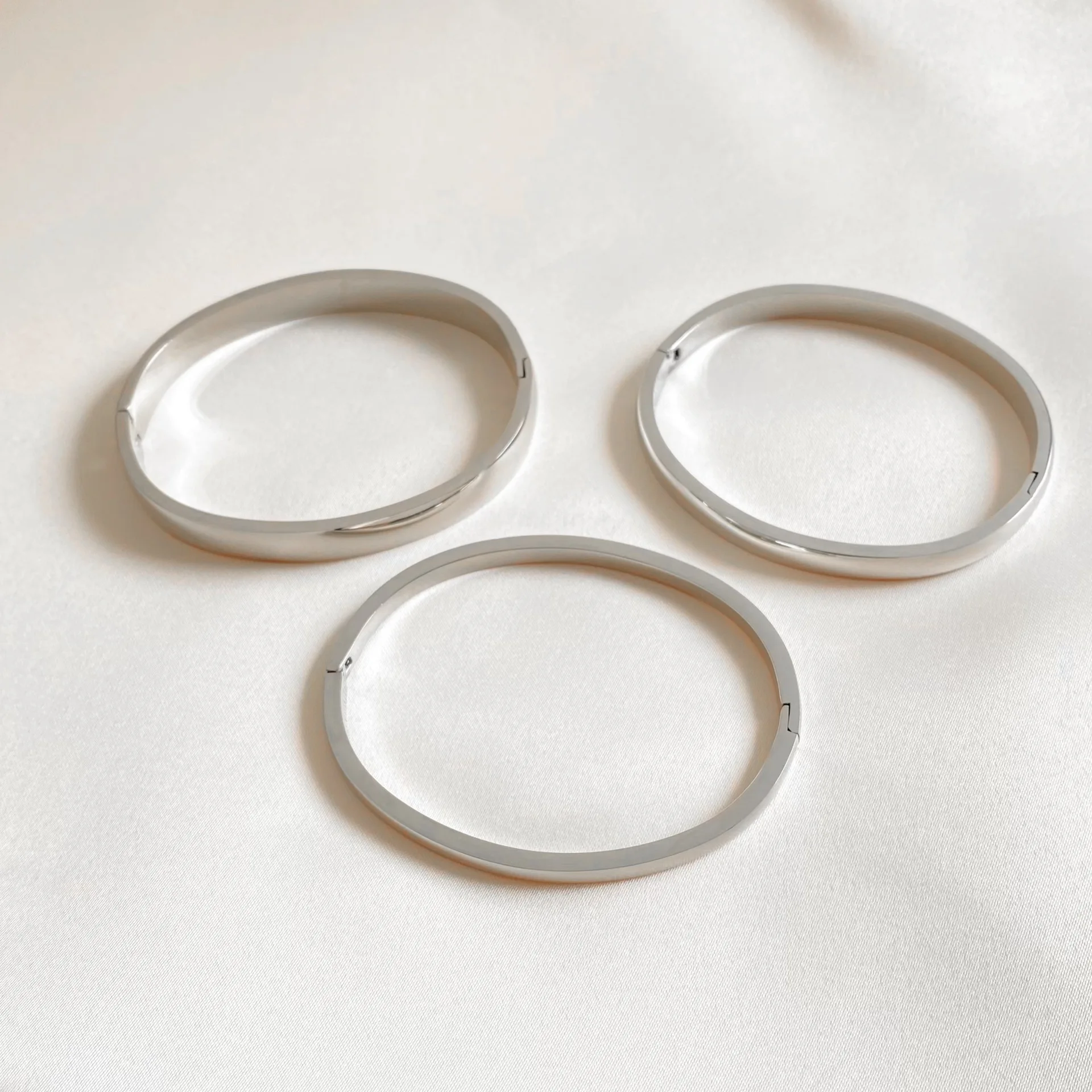 Peri'sbox 4 мм 6 8 минималистичный браслет из нержавеющей стали 316L с твердым золотым