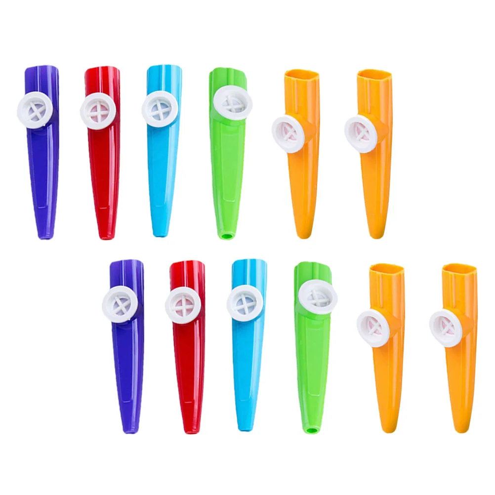 

12 Pcs Children's Kazoo Musical Instrument Bulk Items Gifts Interesting Plaything Abs Toy Kids Educational Toys