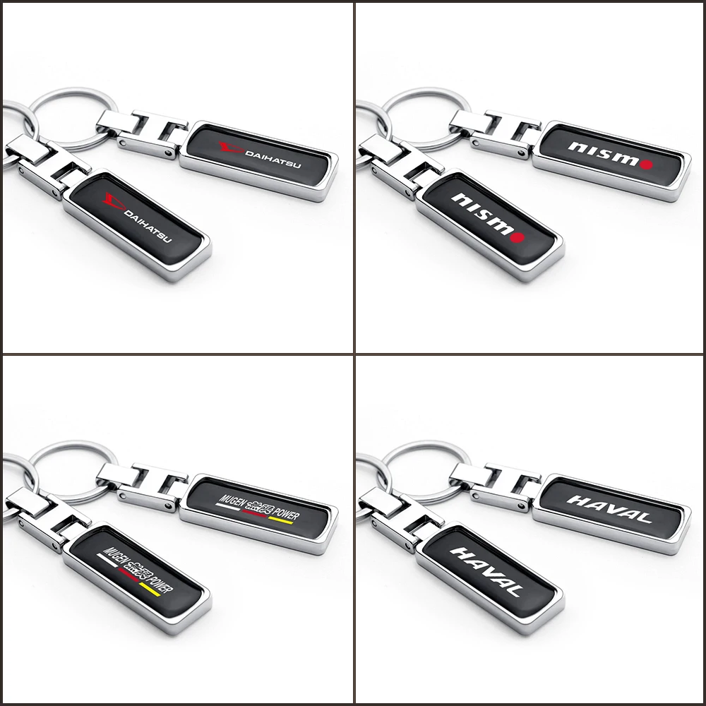 

Metal Car Badges Keychain Key Chain Rings Keyring Auto Accessories For Land Rover Defender Range Rover Sport Freelander 2 Evoque