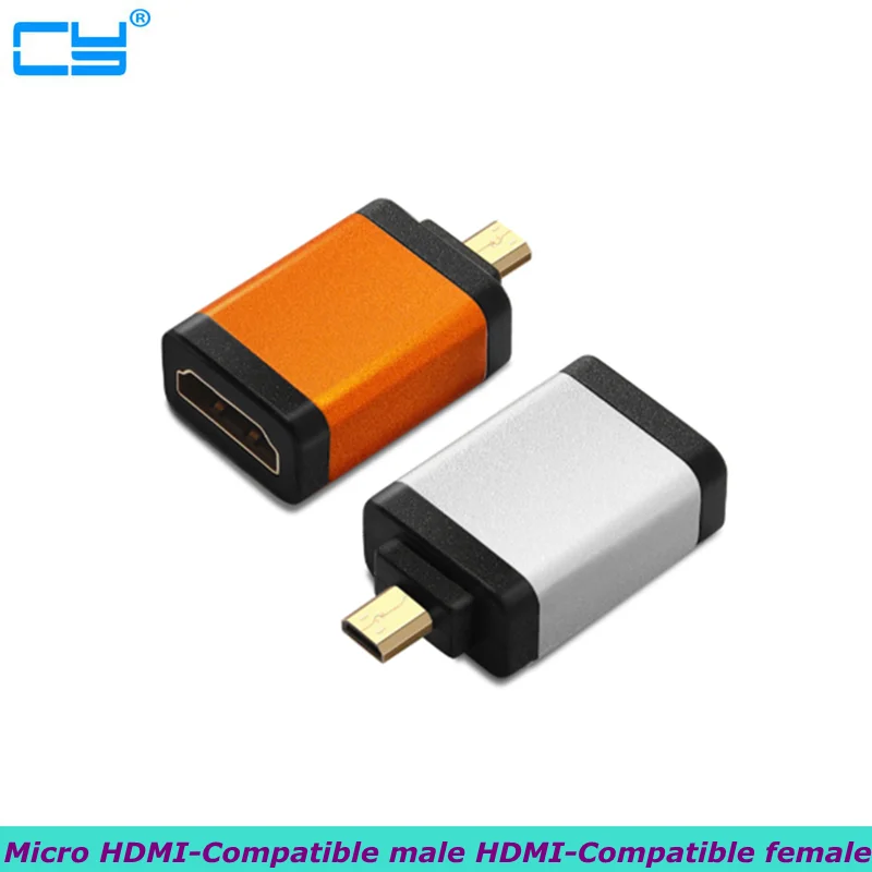 

Micro HDMI-compatible Adapter Gold-plated male and Female 3D Extension Adapter 1080P Converter for HDTV Tablet Camera