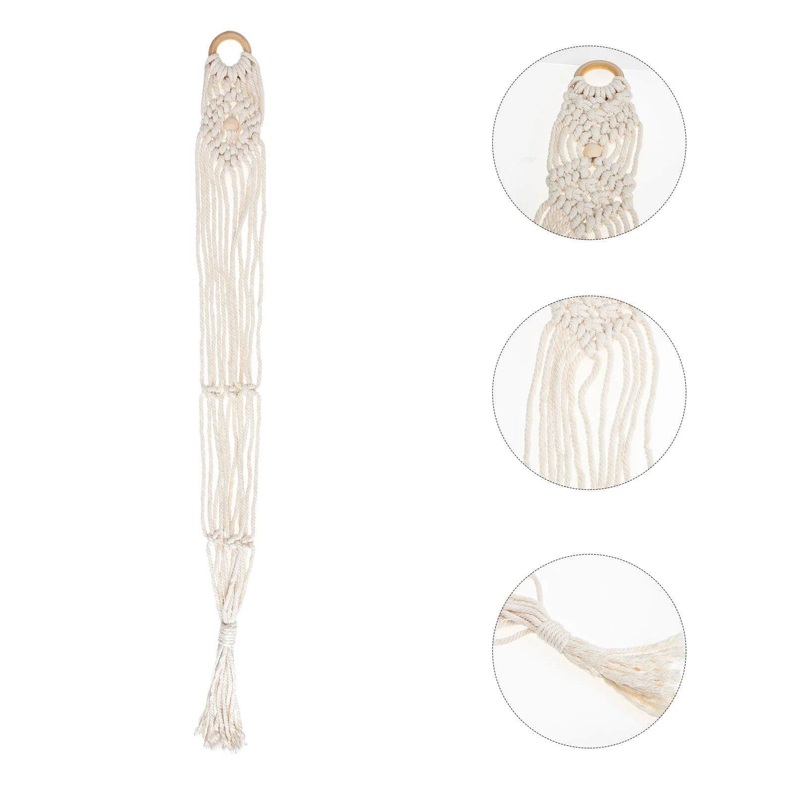 

Guitar Storage Mesh Bag Bass Ukulele Handwoven Instrument Hanger Macrame Hanging Holder Stand Cotton Linen Wall Pendant