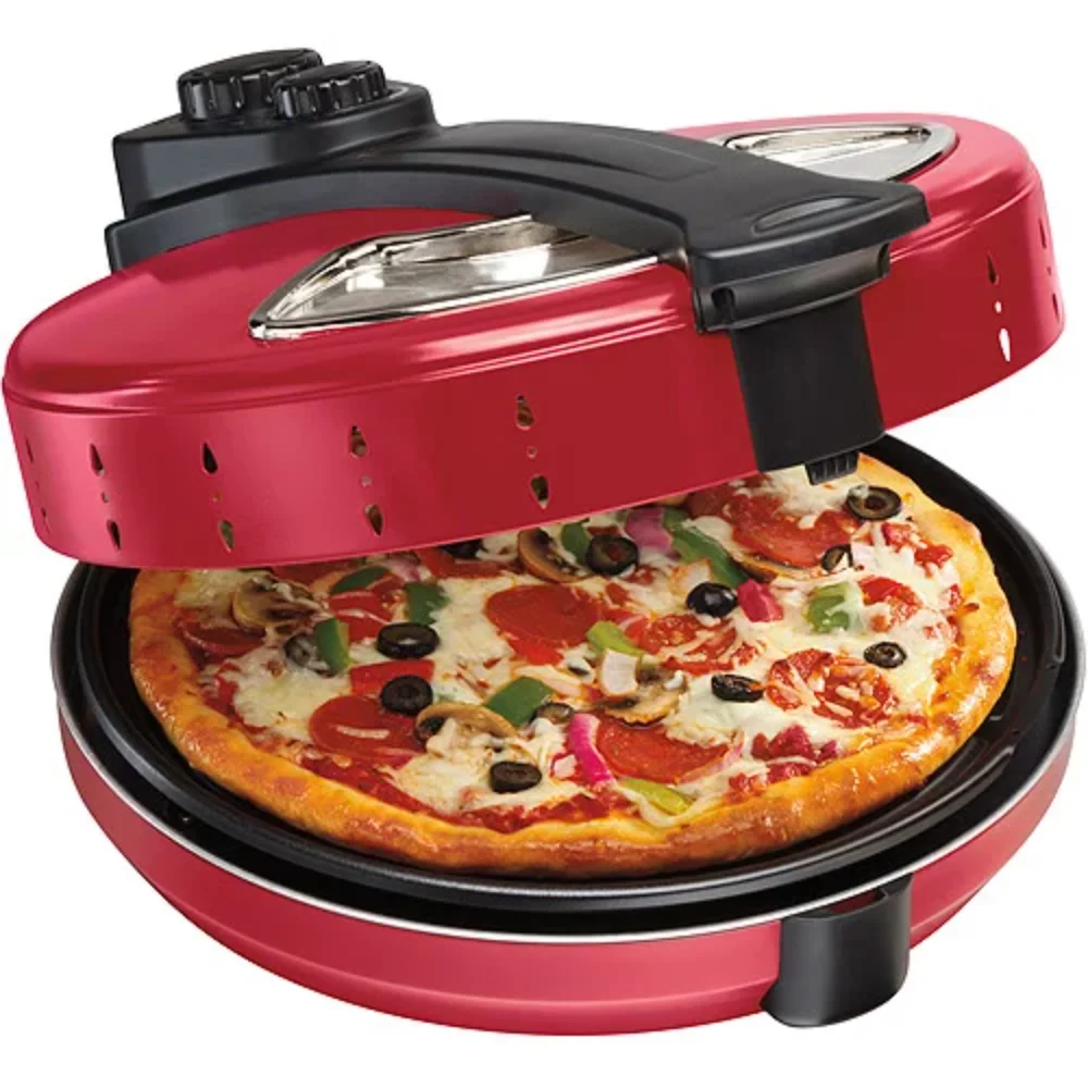 

Enclosed Pizza Oven Maker, Model# 31700 Pizza Maker Machine