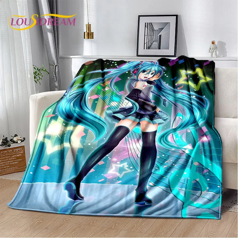 Фото 3D милое одеяло M-Mikuu с героями мультфильмов, мягкое одеяло для дома, спальни, кровати, дивана, пикника, офиса, подарок для детей №4