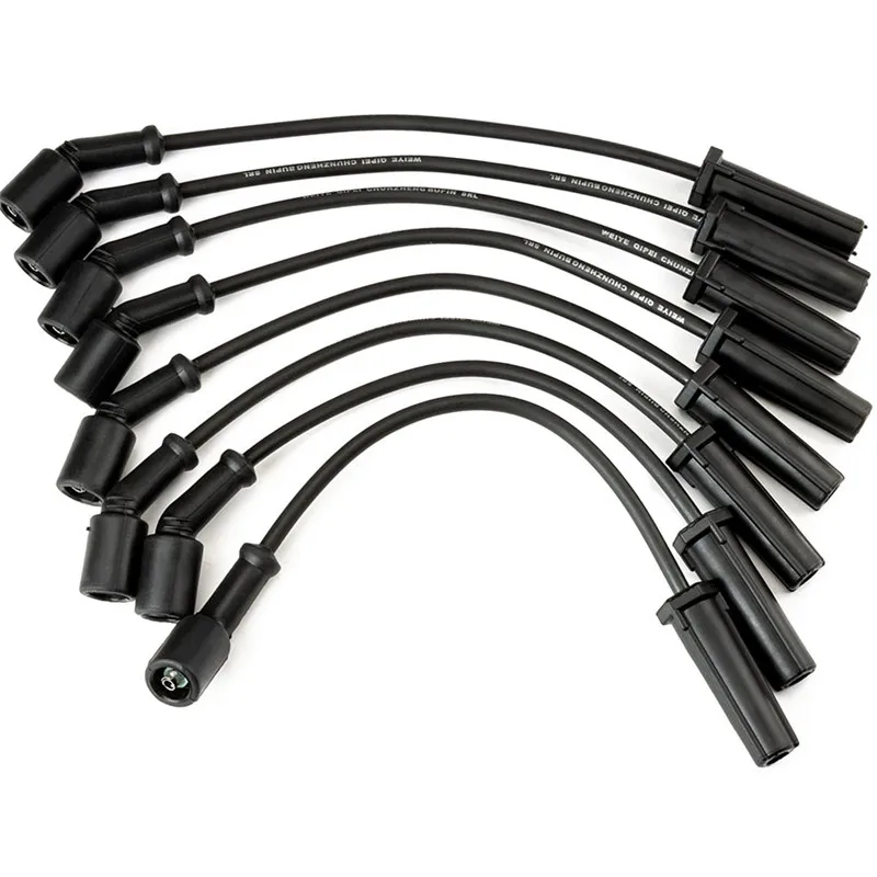 

8 комплектов проводов свечей зажигания 7 мм 9748HH для Cadillac, Chevrolet, GM, Hummer 12192133 7874 88894394 12192195 12192192 2X1788