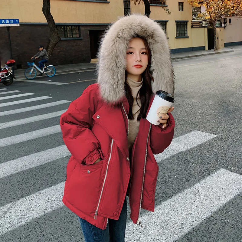 Cotton Jacket Female Winter Short Paragraph 2022 New Tide Cotton Jacket Chic Cotton Jacket