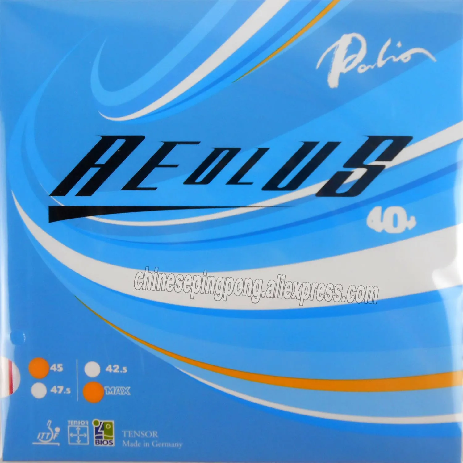 

Резинка для настольного тенниса Palio Aeolus Pips-in с губкой