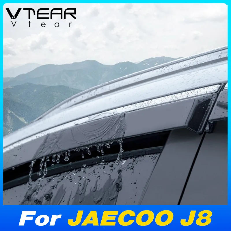 Vtear козырек бокового окна автомобиля защита от дождя ветра защитная крышка