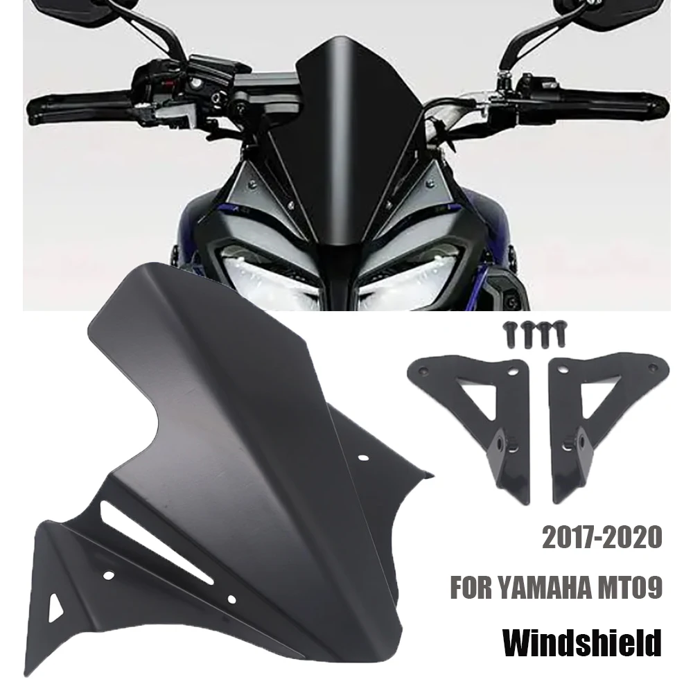 

Переднее ветровое стекло для YAMAHA MT-09 MT09 MT 09 аксессуары для мотоциклов ветровое стекло воздушный поток ветровой отражатель 2017 - 2020