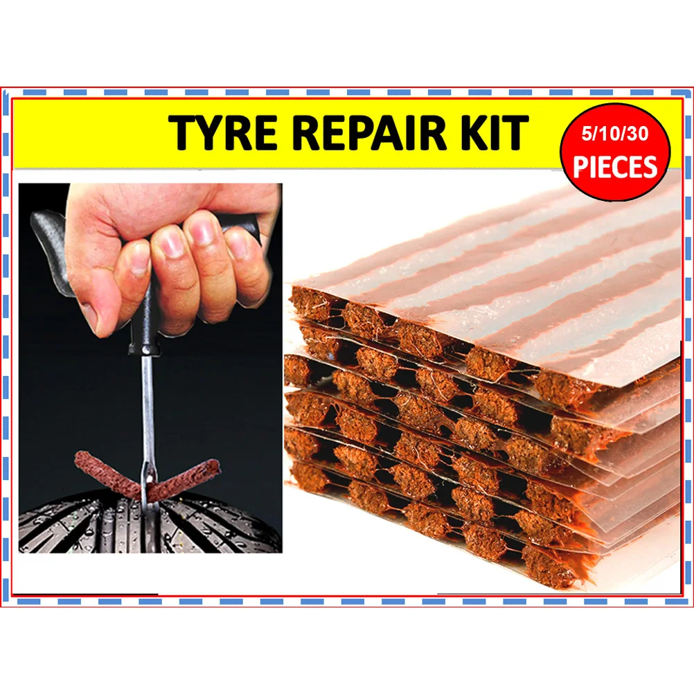 

5/10/30X Car Tire Plug Puncture Repair Seals Rubber Strips for Car Motorcycle Auto Wheel Tyre Tubeless Quick Repair Tools