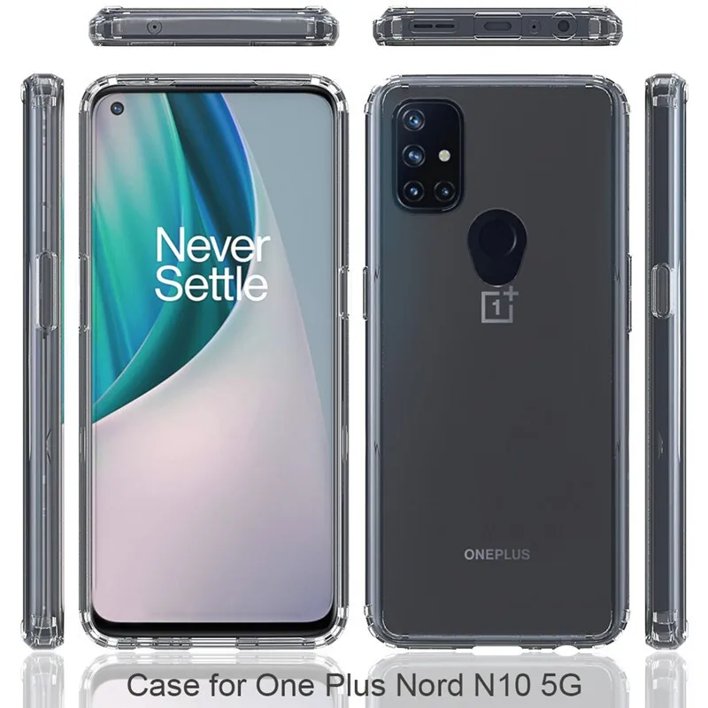 for oneplus nord2 nord 2 n10 n100 n200 2021 nord ce clear soft tpu silicone case protection coque cover phone shell case free global shipping