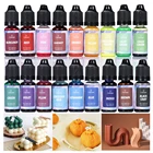 Краска для смолы сделай сам, жидкая краска для мыла в виде свечи, принадлежности для изготовления ювелирных изделий, 18 цветов, 10 мл